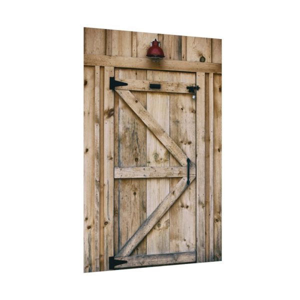 92410-67.jpg A Wooden Barn Door Poster