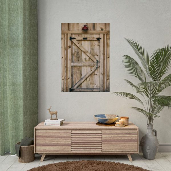 92410-68.jpg A Wooden Barn Door Poster