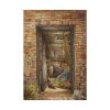 92410-70.jpg Brick Wall with Open Door and Shovel by Elizabeth Murray Poster