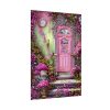 92411-102.jpg Flowersand A Pink Door Poster