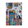 92411-110.jpg Whimsical Flowery Door Art Print Poster