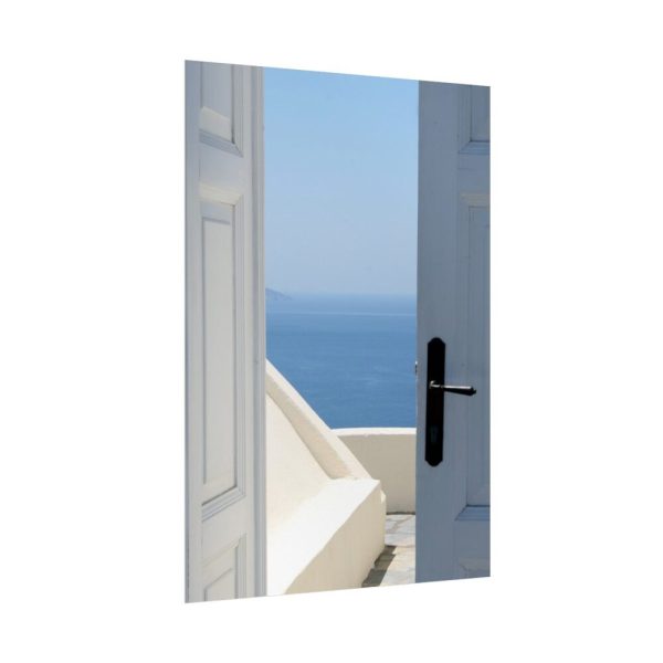 92411-142.jpg Door Opening to Sea View Poster