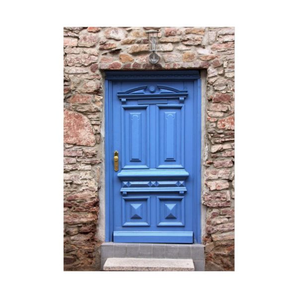 92411-160.jpg Blue Door Poster