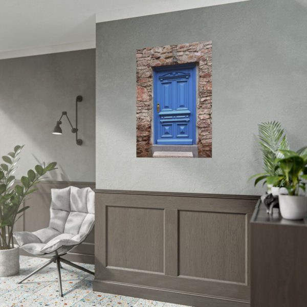92411-164.jpg Blue Door Poster