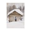 92411-30.jpg Old Woman at the Sauna Door Poster