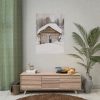 92411-33.jpg Old Woman at the Sauna Door Poster