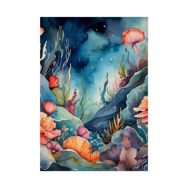 92411-45.jpg Watercolor Deep Sea Art Print Poster