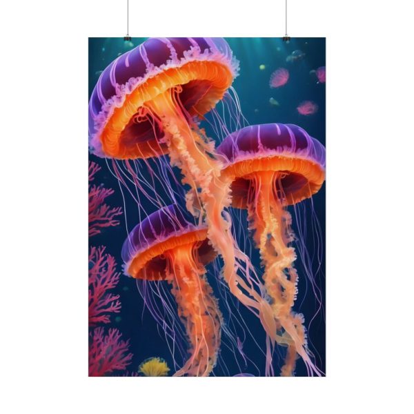 Jellyfish Fantasy Underwater Poster