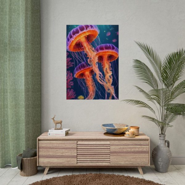 Jellyfish Fantasy Underwater Poster