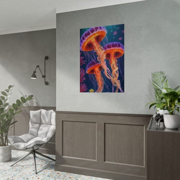 Jellyfish Fantasy Underwater Poster