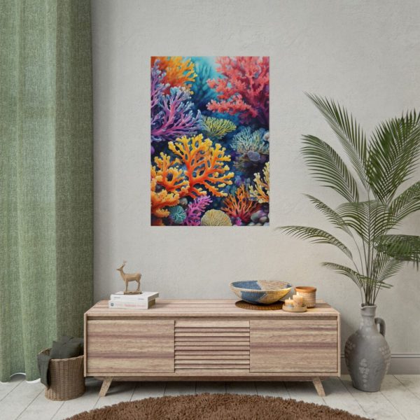 92411-58.jpg Coral Reef Art Illustration Poster