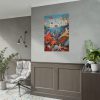 92411-64.jpg Colorful Underwater Scene Art Print Poster