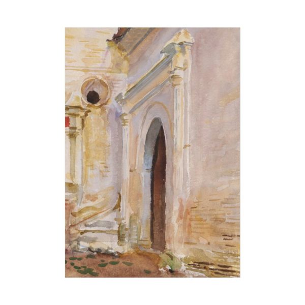 92411-75.jpg Arched Doorway by John Singer Sargent Poster