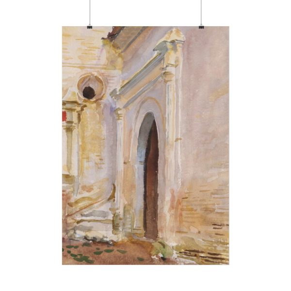 92411-76.jpg Arched Doorway by John Singer Sargent Poster