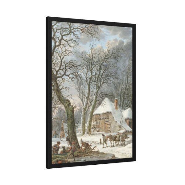 93830-1.jpg Winterlandschap by Pieter Pietersz Barbiers Framed Poster