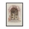 93830-100.jpg Doorway and Wall Painting by Juanita Donahoo Framed Poster