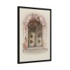 93830-101.jpg Doorway and Wall Painting by Juanita Donahoo Framed Poster