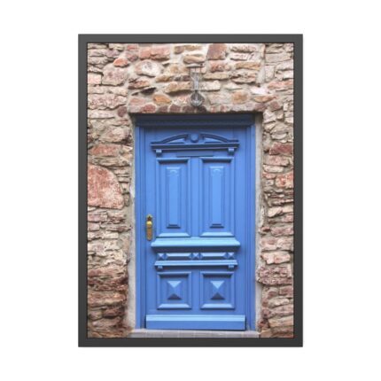 Blue Door Framed Poster