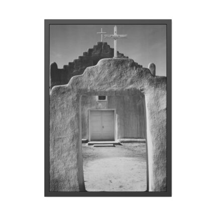 Church, Taos Framed Poster