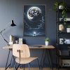 93830-142.jpg Full Moon Rising Framed Poster