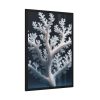 93830-17.jpg Coral Against a Dark Blue Background Framed Poster