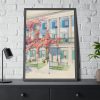 93830-27.jpg Cast Iron Garden Balcony Framed Poster