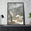 93830-3.jpg Winterlandschap by Pieter Pietersz Barbiers Framed Poster
