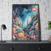 93830-35.jpg Watercolor Deep Sea Art Print Framed Poster