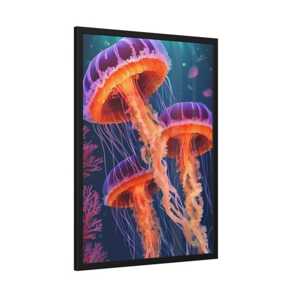 93830-37.jpg Jellyfish Fantasy Underwater Framed Poster
