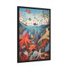 93830-45.jpg Colorful Underwater Scene Art Print Framed Poster