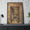 93830-55.jpg Brick Wall with Open Door and Shovel by Elizabeth Murray Framed Poster