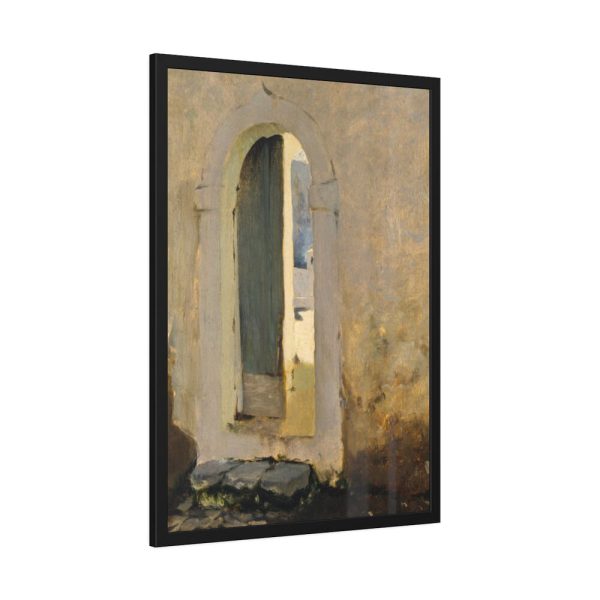 93830-93.jpg Open Doorway, Morocco by John Singer Sargent Framed Poster