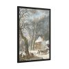 93831-1.jpg Winterlandschap by Pieter Pietersz Barbiers Framed Poster