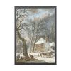 93831.jpg Winterlandschap by Pieter Pietersz Barbiers Framed Poster