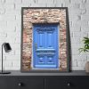 93831-123.jpg Blue Door Framed Poster