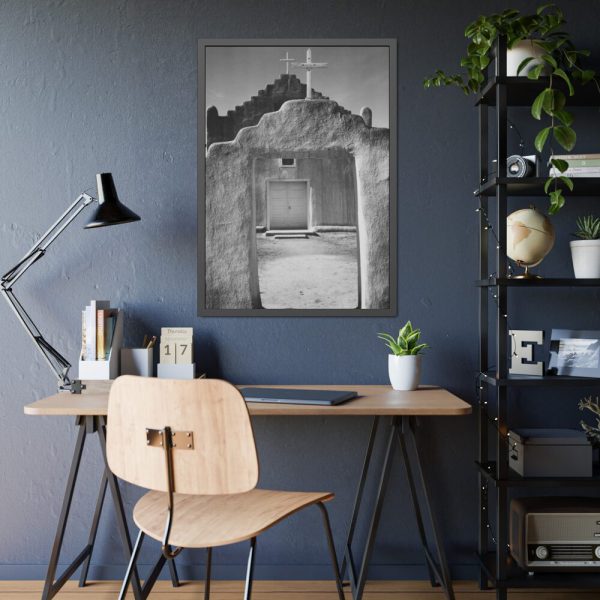 93831-126.jpg Church, Taos Framed Poster