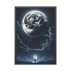93831-140.jpg Full Moon Rising Framed Poster