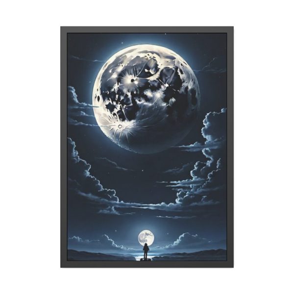93831-140.jpg Full Moon Rising Framed Poster