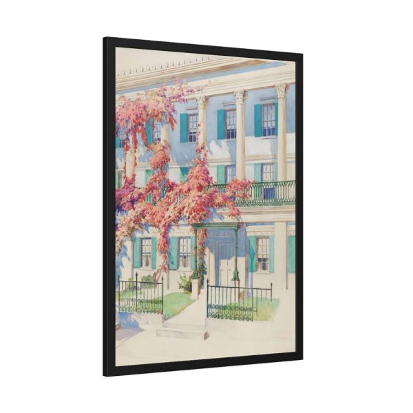 93831-25.jpg Cast Iron Garden Balcony Framed Poster