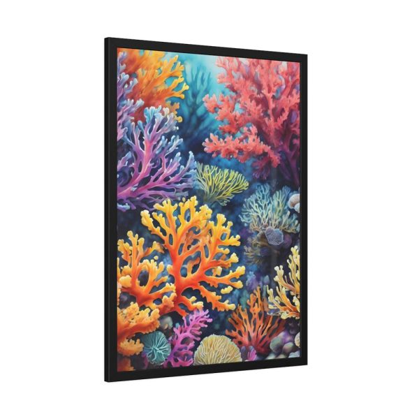93831-41.jpg Coral Reef Art Illustration Framed Poster