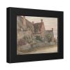 Thatched Cottage with Barn Adjoining Framed Poster