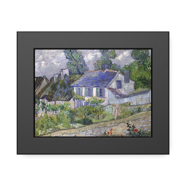 93837-4.jpg Vincent van Gogh's Houses at Auvers Framed Poster