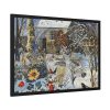 93854-105.jpg Winter Snow Whimsical Landscape Art Framed Poster