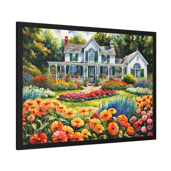 93854-113.jpg Country Cottage Garden Framed Poster
