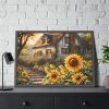 93854-127.jpg Sunflower Cottage Framed Poster
