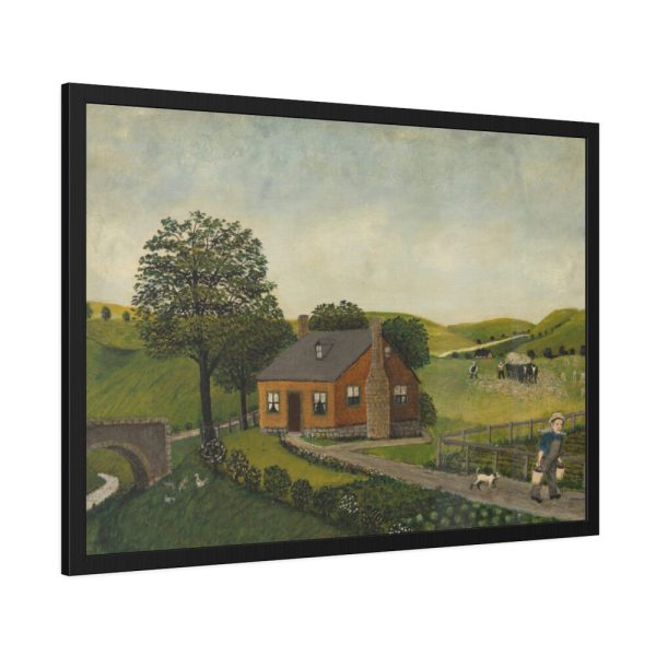 Cottage on the Farm Framed Poster
