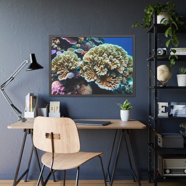 93854-146.jpg Coral Reef In The Ocean Framed Poster