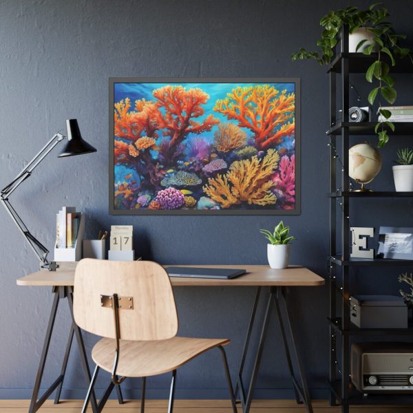93854-150.jpg Coral Reef Art Framed Poster
