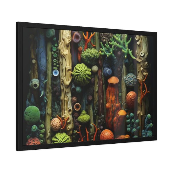 Aquarium Coral Fantasy Art Framed Poster