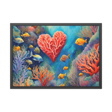 Love Under The Sea Framed Poster
